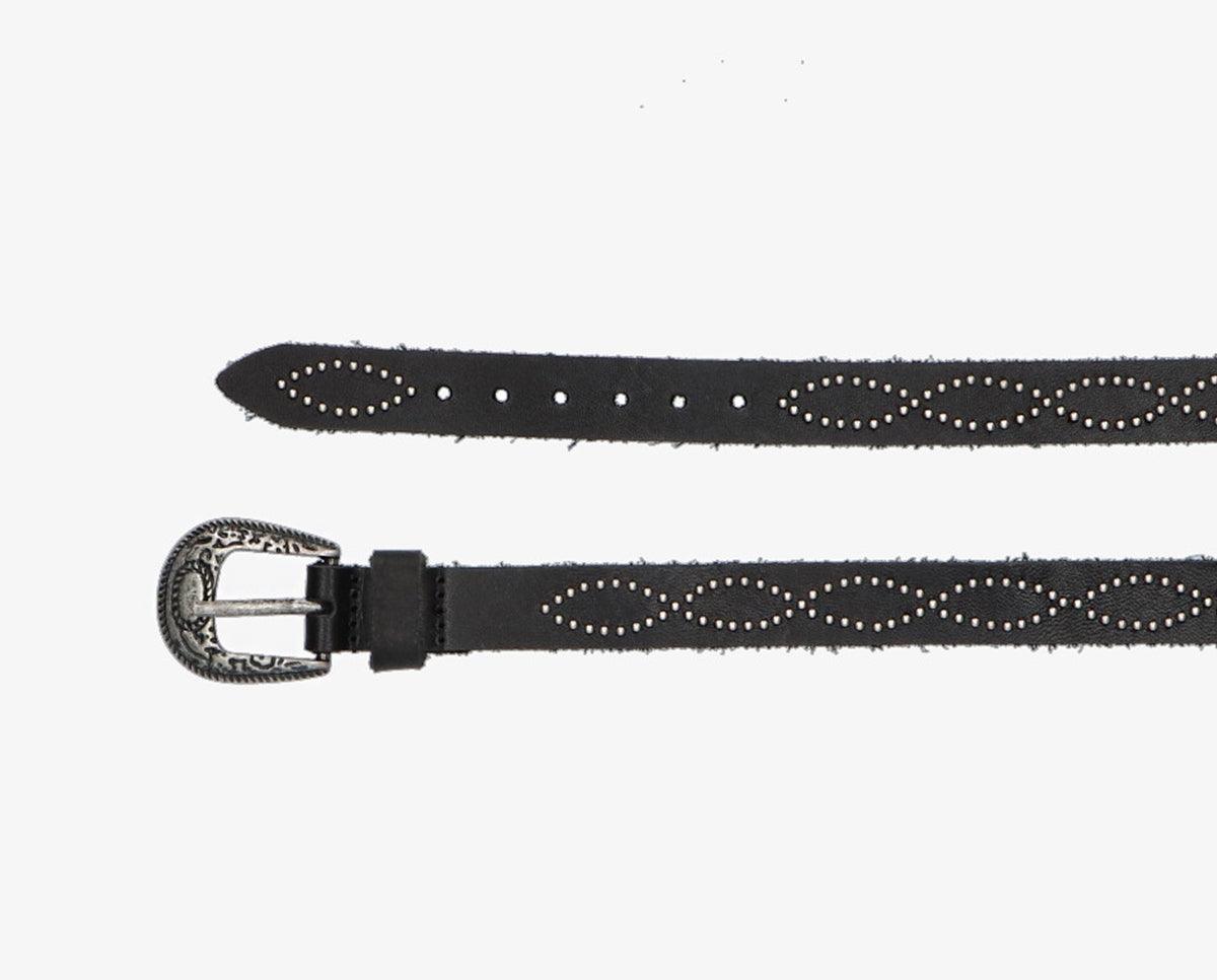 Leren sierriempje 1-b zwart - Tango Shoes