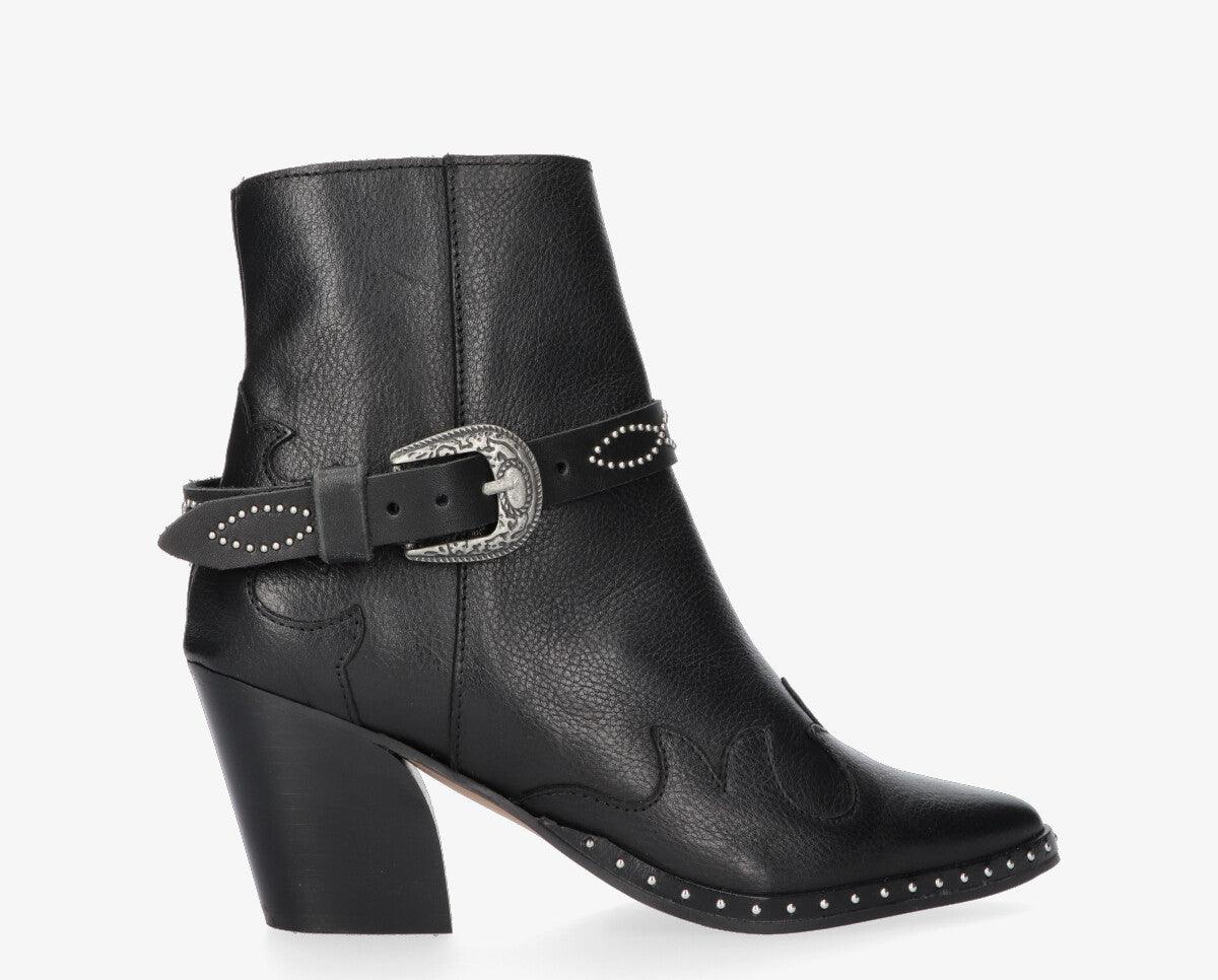 Leren sierriempje 1-b zwart - Tango Shoes