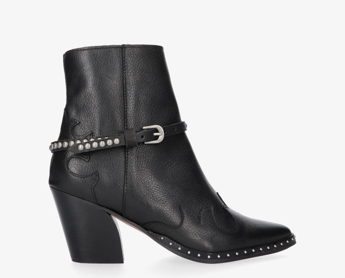 Leren sierriempje 2-b zwart - Tango Shoes