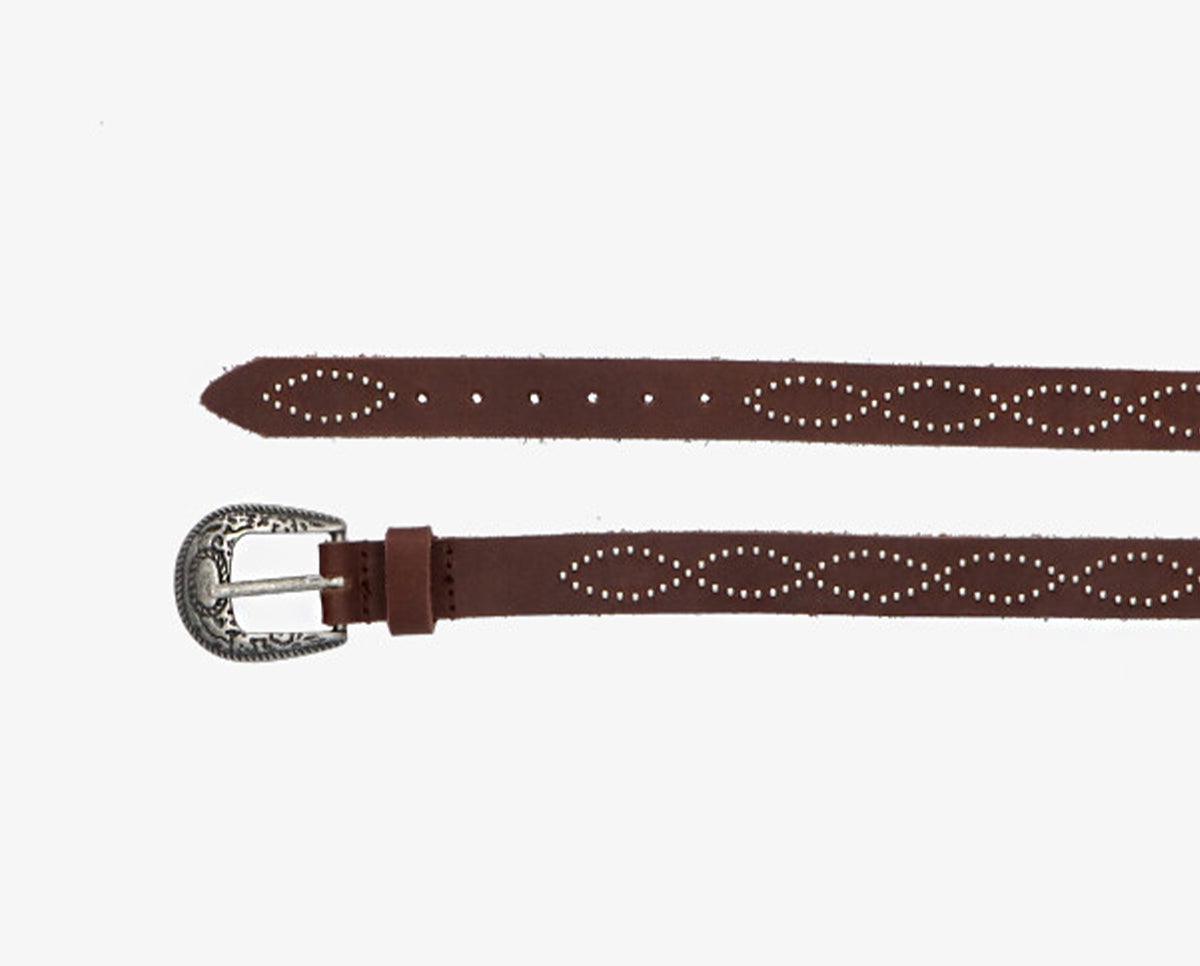 Leather Belt in Dark Brown – Turo