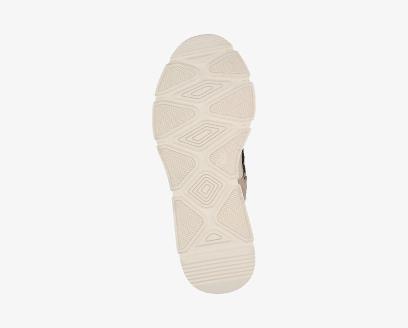 Kady fat 29-q PRE-ORDER black/beige multicolour sneaker - off white sole