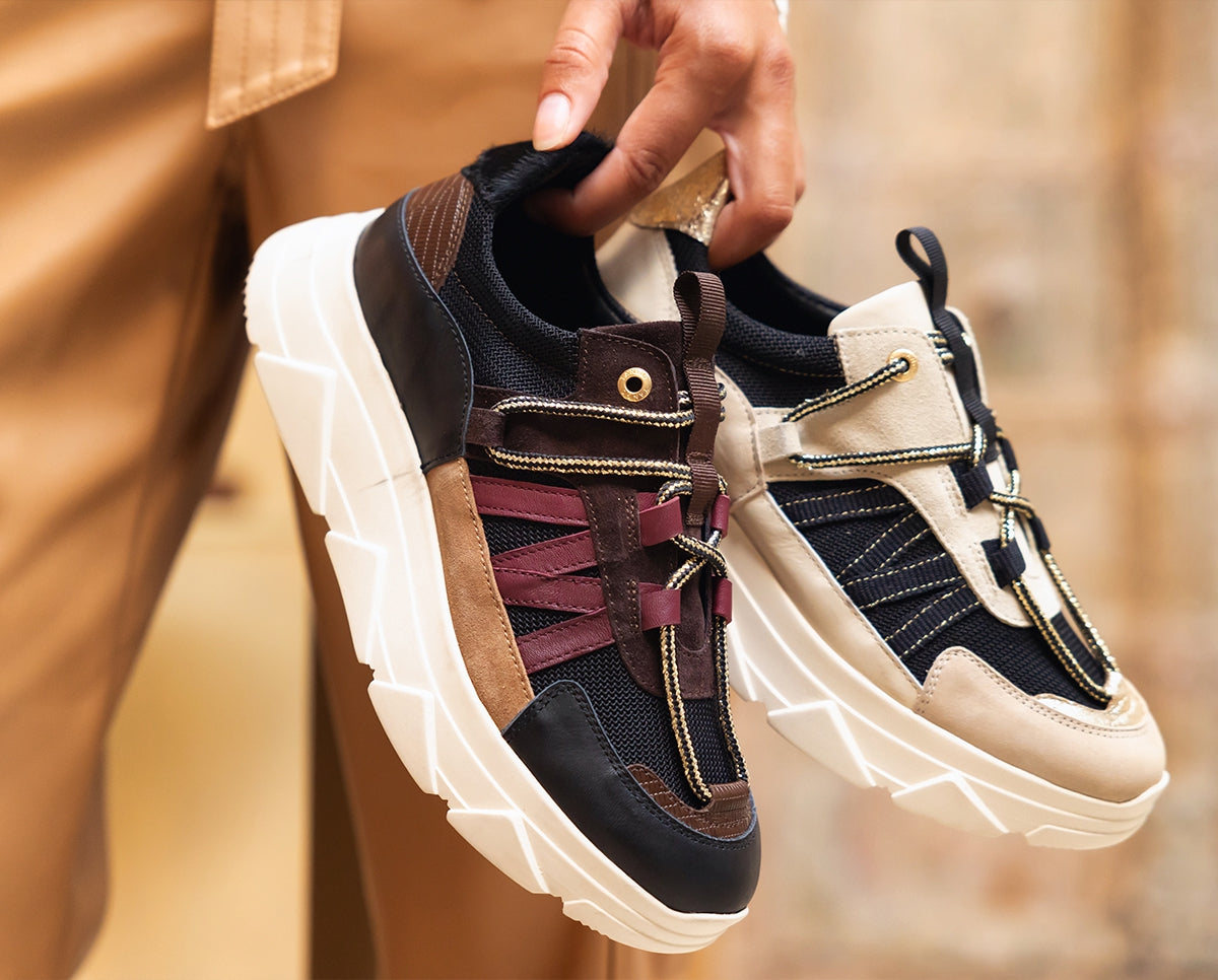 Schoenen Dames Tango Schoenen Sneakers Tango Shoes Katja 4-Q Leren