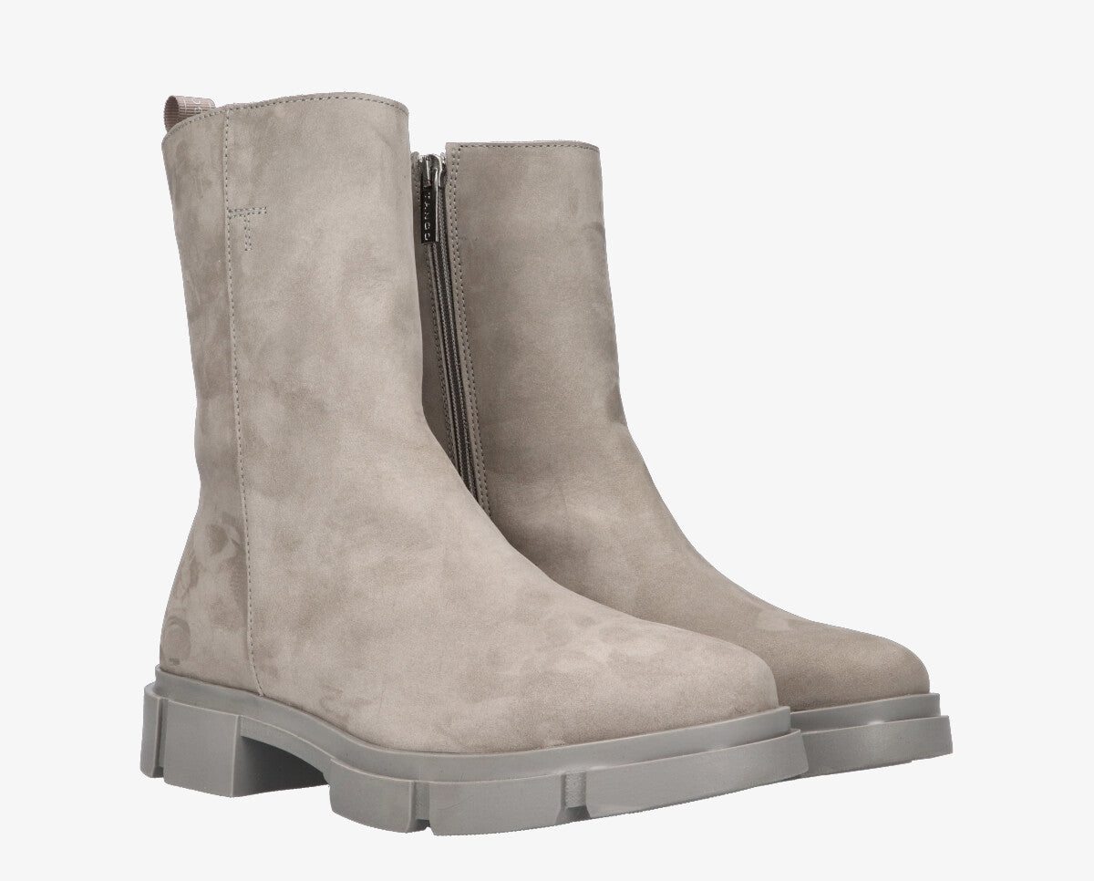 Chelsea Boots Dames Vai Vai Biker Boots Laars Beige Via Vai